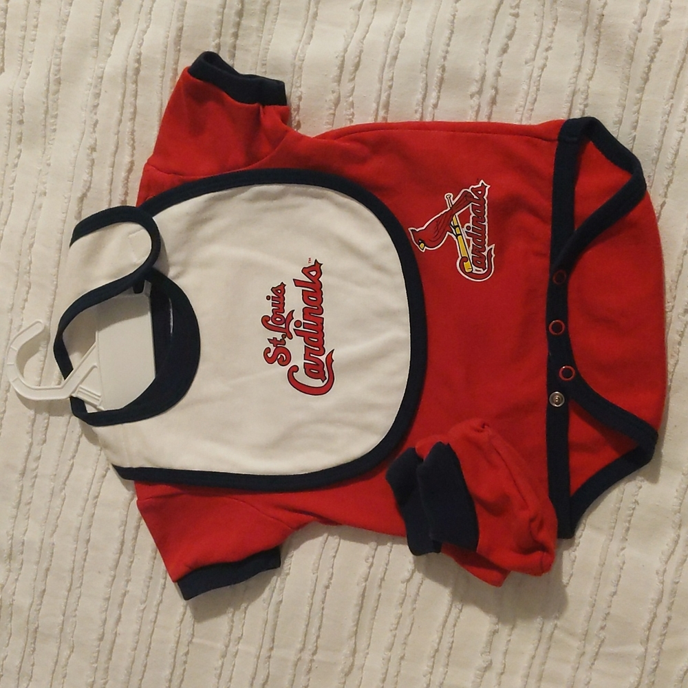Baby Cardinals Team Onesie